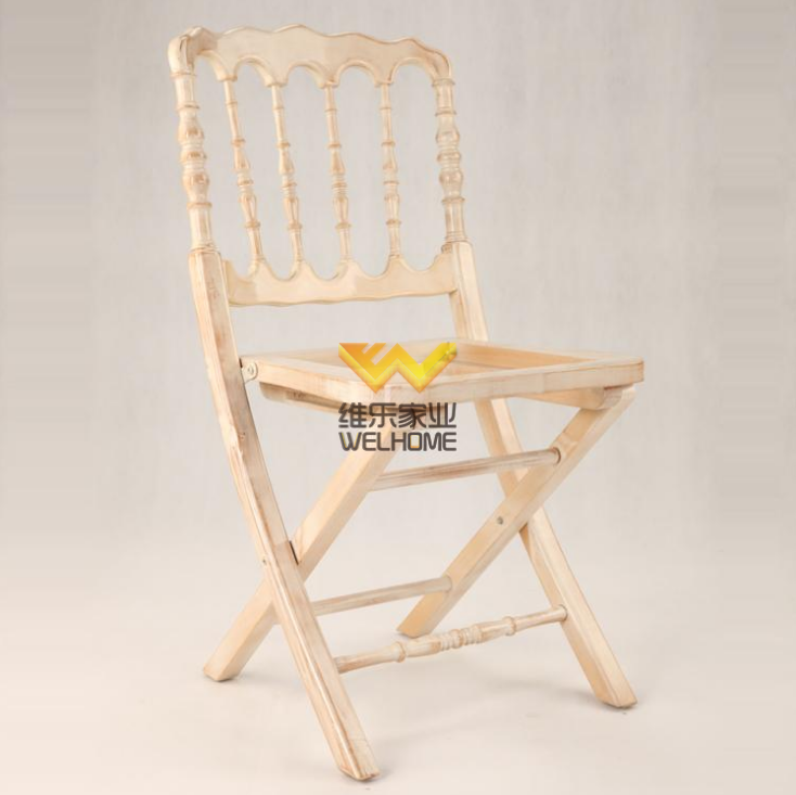 Wooden folding napoleon chair for wedding/event